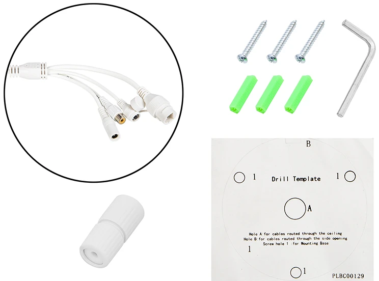 IP kamera BLOW BL-5IS28BWM/SD/PoE balta