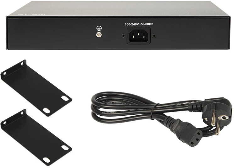 Šakotuvas Blow Pūskite Jungiklis 16×PoE 100Mbps 240W BL-SW18-16P