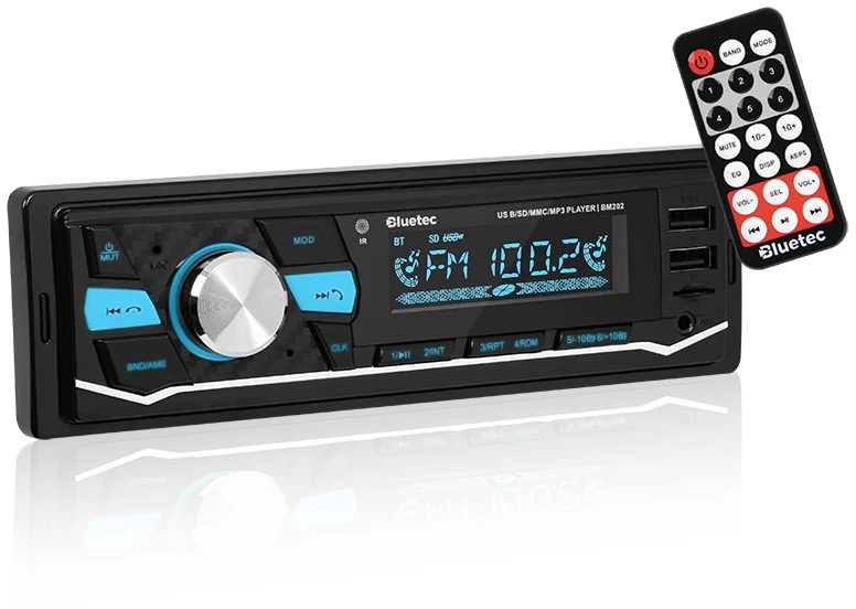 Automagnetola Blow Radijas BLUETEC BM202 MP3/USB/SD/MMC/BT