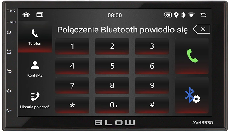 Automagnetola Radijas BLOW AVH-9930 2DIN 7" GPS Android