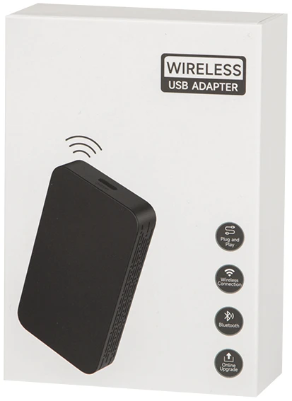Belaidis adapteris Carlinkit 5.0 2AIR Wireless Adapter Apple CarPlay / Android Auto, Juodas