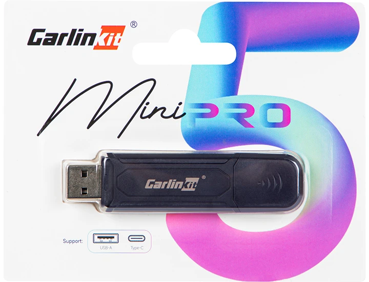 Carlinkit Mini 5 PRO adapteris pakuotėje