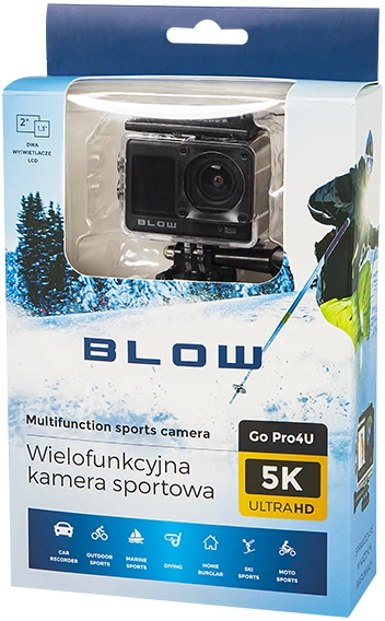 Blow sporto kamera, VEIKSMŲ KAMERA GoPro4U 11