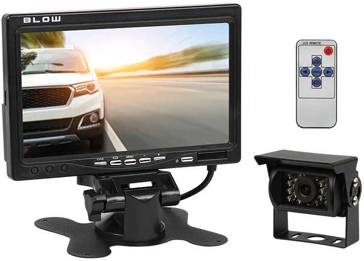 Atbulinės eigos kamera BLOW BVS-549 + MONITORIUS 7