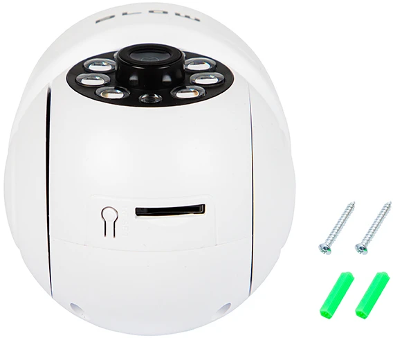 BLOW WiFi kamera Tuya 3MP lemputė T-833, besisukanti PTZ
