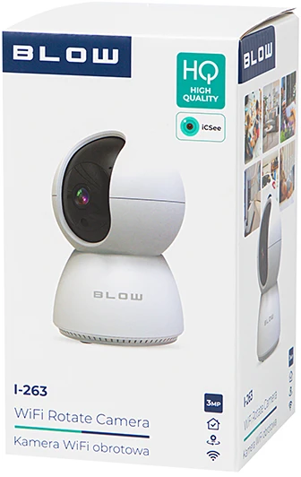 BLOW WiFi 3MP I-263 ICSEE kamera, besisukanti kūdikio monitorius