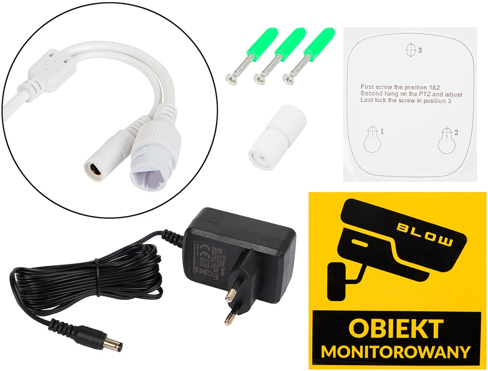 BLOW WiFi kamera 8MP I-308 ICSEE besisukanti PTZ