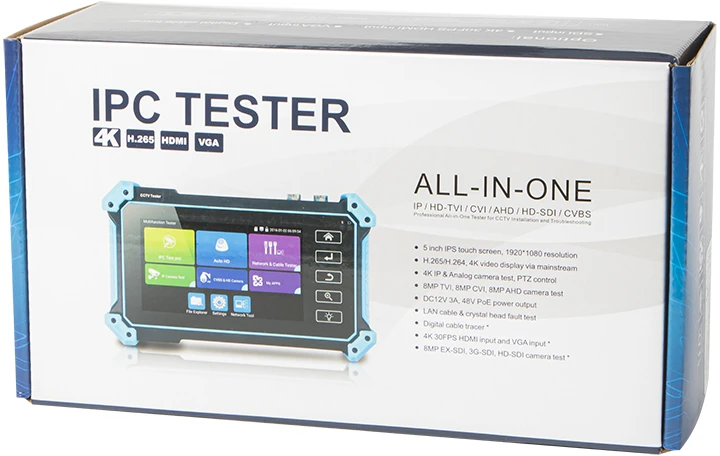 Šakotuvas Blow CCTV testeris IPC-5100 PLUS 8MP kameroms