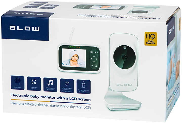 BLOW fotoaparato elektroninė auklė su 3.2" LCD monitoriumi