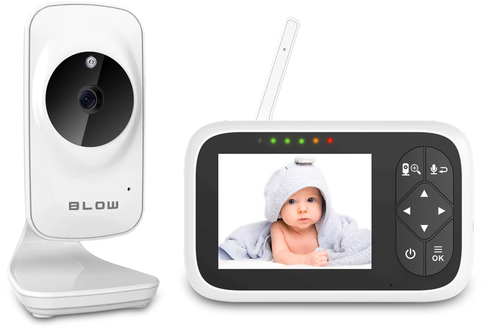 BLOW fotoaparato elektroninė auklė su 3.2" LCD monitoriumi