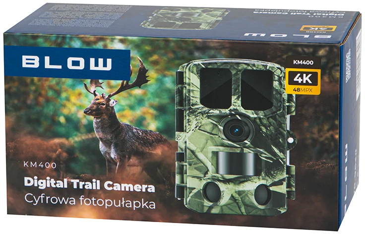 BLOW KM400 medžioklės kamera 4K fotoaparato gaudyklė