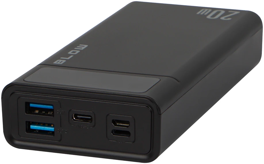 Blow Išorinė baterija 20000mAh QC+PD PB20E JUODA