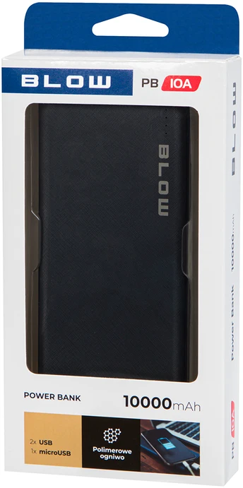 Blow Išorinė baterija 10000mAh PB10A JUODA