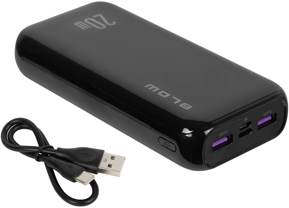 Blow Išorinė baterija 20000mAh PD PB20F JUODA