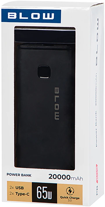 Blow Išorinė baterija 20000mAh PD PB20G JUODA