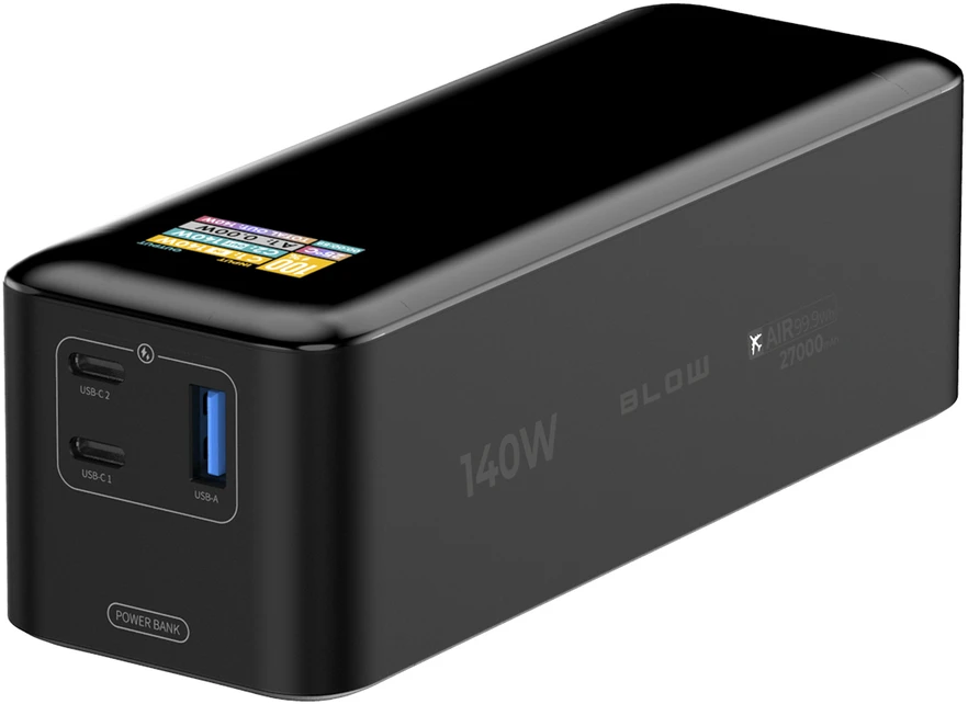 Blow Išorinė baterija 30000mAh PD PB30B juoda