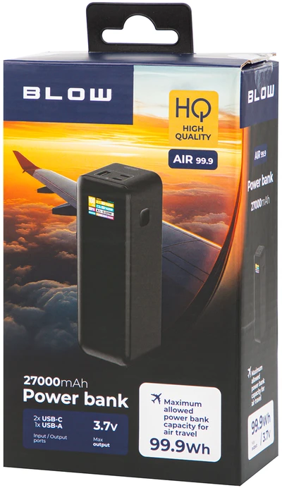 Blow Išorinė baterija 30000mAh PD PB30B juoda