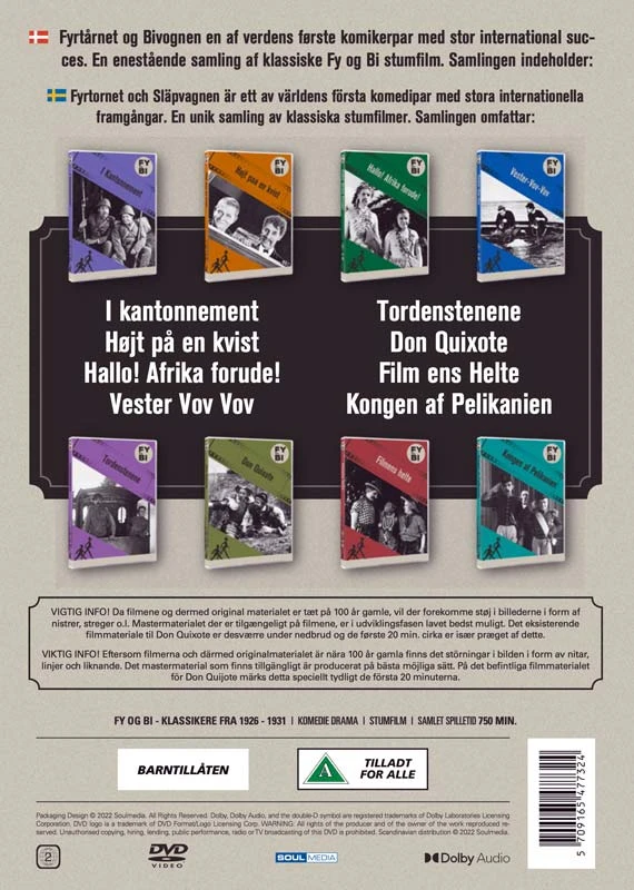 81 Fy ir Bi: Didžiausia 1926–1931 m. klasika (8 DVD)