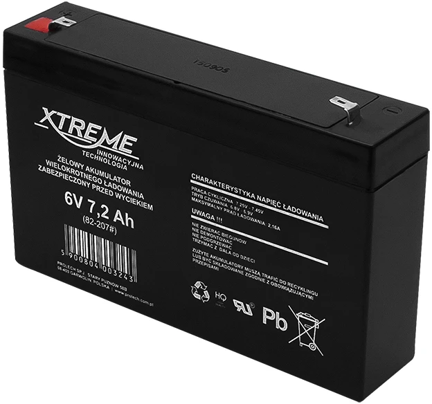 Blow Švino akumuliatorius 6V 7.2Ah XTREME