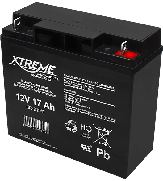 BLOW 82-212 XTREME Įkraunama baterija 12V 17Ah