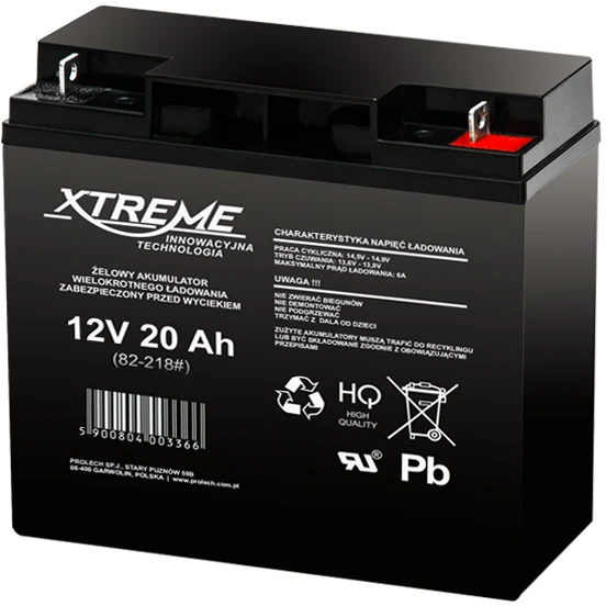 Blow Pūskite XTREME UPS baterijos 12V 20Ah