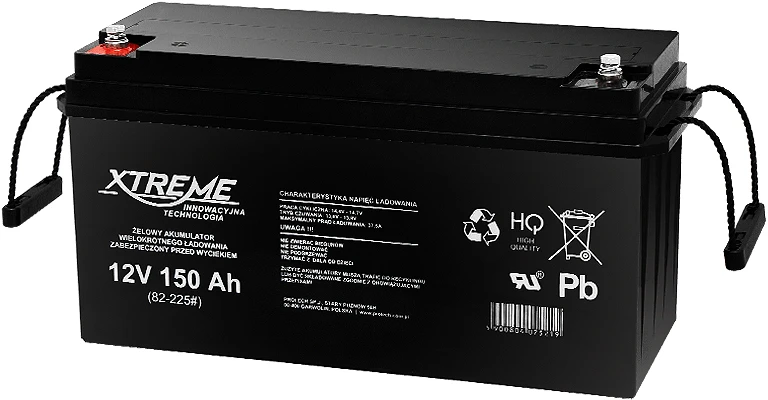 82-225# Švino akumuliatorius 12V 150Ah XTREME
