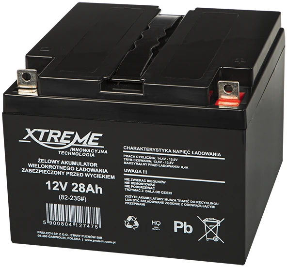 Blow Pūt Gelio baterija 12V 28Ah XTREME