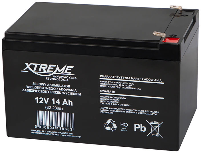 82-239# Švino akumuliatorius XTREME 12V 14Ah