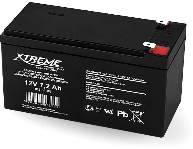 BLOW 82-319 XTREME Įkraunama baterija 12V 7,2Ah
