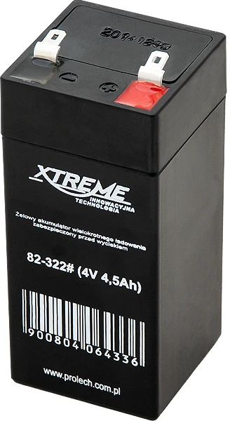 Švino akumuliatorius XTREME 4V 4.5Ah