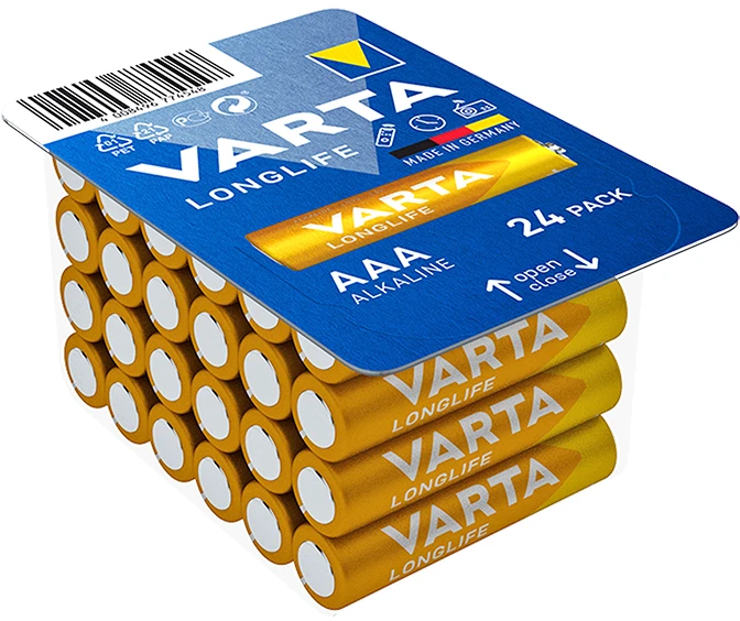 82-582# Šarminė baterija AAA 1.5 lr3 Varta LongLife