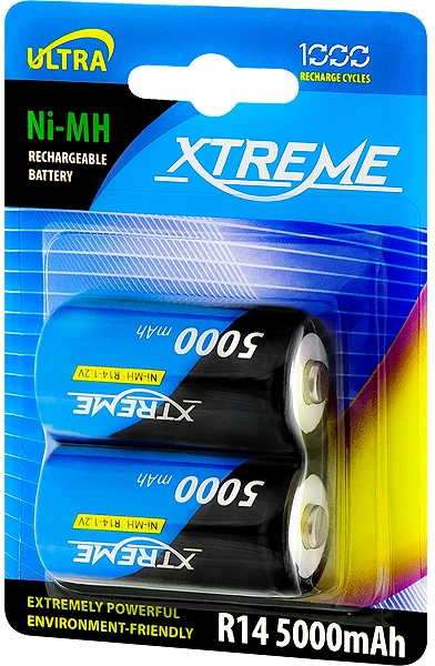 Xtreme R14 5000 mAh Ni-MH baterijų komplektas