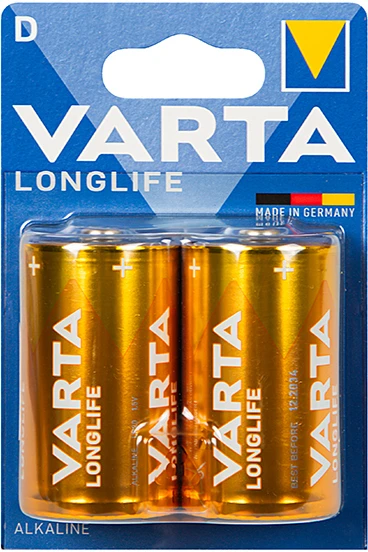 82-649# Šarminė baterija D 1.5 LR20 Varta LongLife