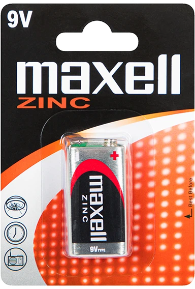 Blow Cinko-anglies baterija 9V 6F22 Maxell