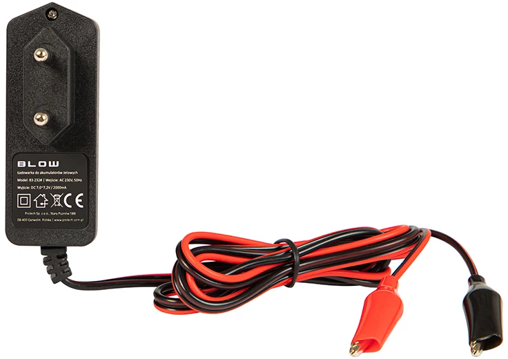 6V 2A LED BLOW gelio akumuliatorių įkroviklis