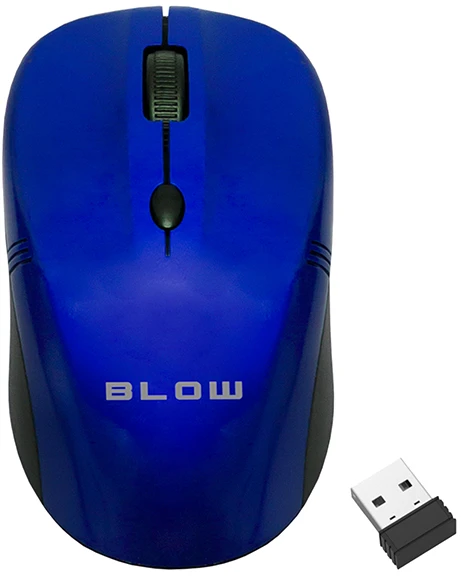 BLOW 84-004 BLOW Optinė Belaidė pelė MB-10 USB mėlynas