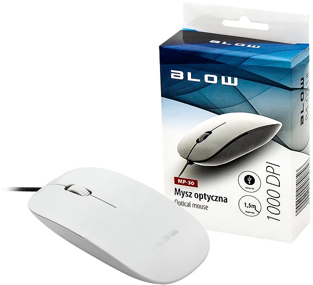 Pelė Blow MP-30, 1.5 m, USB, 1000 DPI