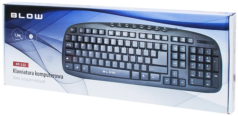 Klaviatūra BLOW KP-112 USB juoda