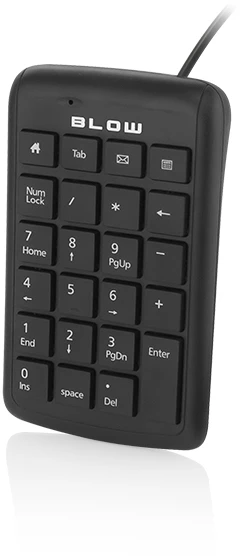 Blow Oem Skaičių klaviatūra KP-23 USB juoda
