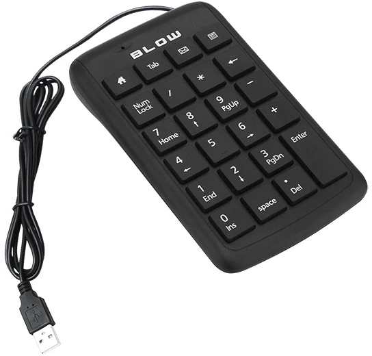 Blow Oem Skaičių klaviatūra KP-23 USB juoda