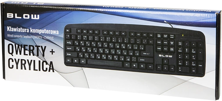 Klaviatūra BLOW KP-104 USB PL+CYRILLIC