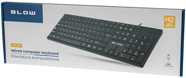 Klaviatūra BLOW KP-122 USB, juoda