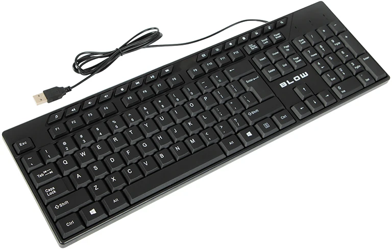 Klaviatūra BLOW KP-122 USB, juoda