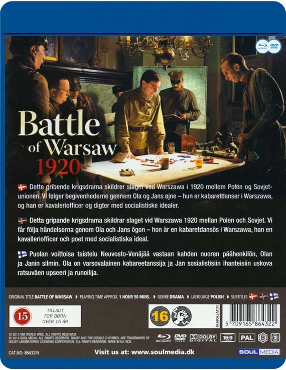 85 Varšuvos mūšis 1920 - 1920 m. Varšuvos mūšis Blu Ray