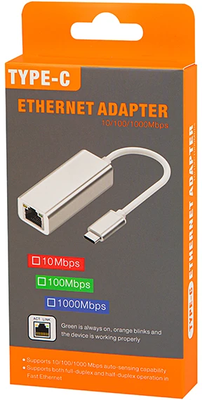 Blow USB-C RJ45 tinklo plokštė, K-05 laidas