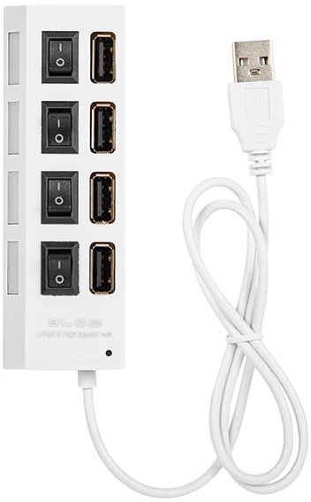 Blow USB skirstytuvas WT.A-4xGN.A HUB-07 baltas