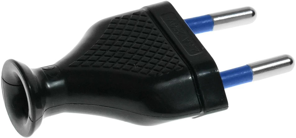 Blow WT-1 plokščias kištukas 2.5A juodas