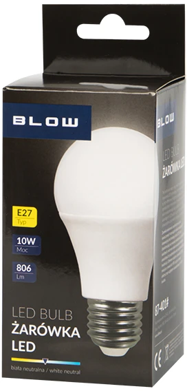 Blow LED lemputė E27 10W A60 230V