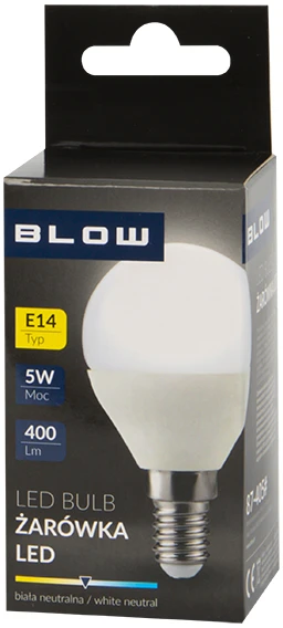 BLOW LED lemputė E14 G45 ECO 5W