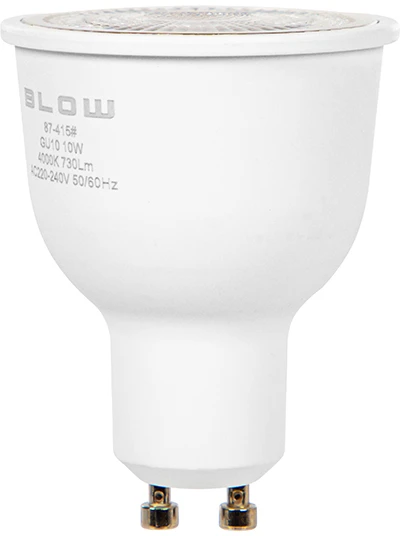 Blow 87-415# LED lemputė GU10 10W 230V be neutralės